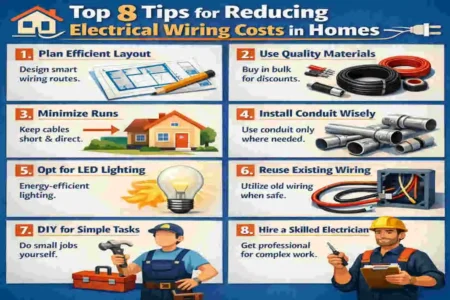 Electrical wiring cost per square foot in house