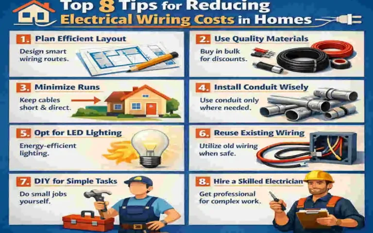 Electrical wiring cost per square foot in house