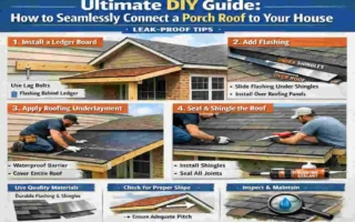 How to Connect a Porch Roof to Your House
