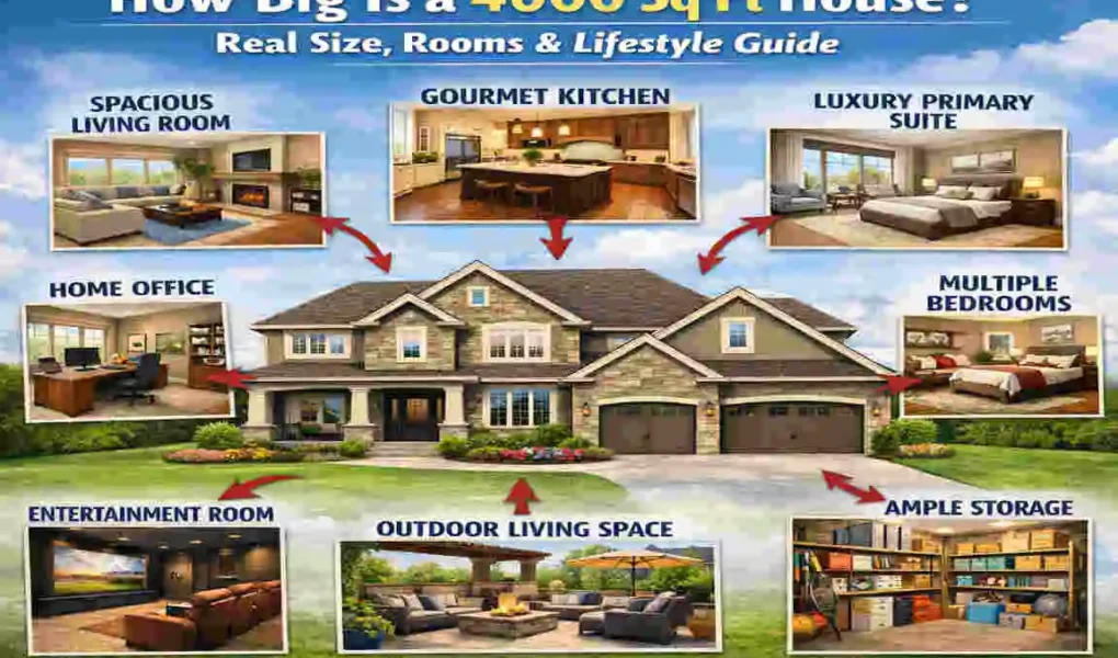 How Big Is a 4000 Sq Ft House? Real Size, Rooms & Lifestyle Guide