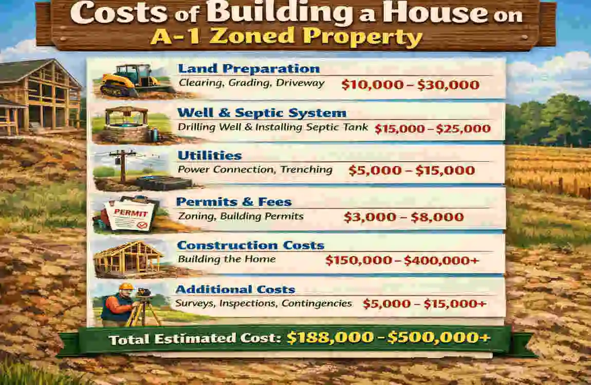 can you build a house on a-1 zoning