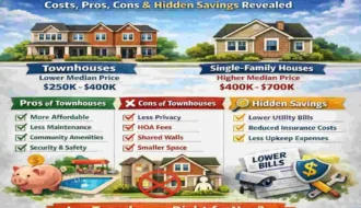 are townhouses cheaper than houses