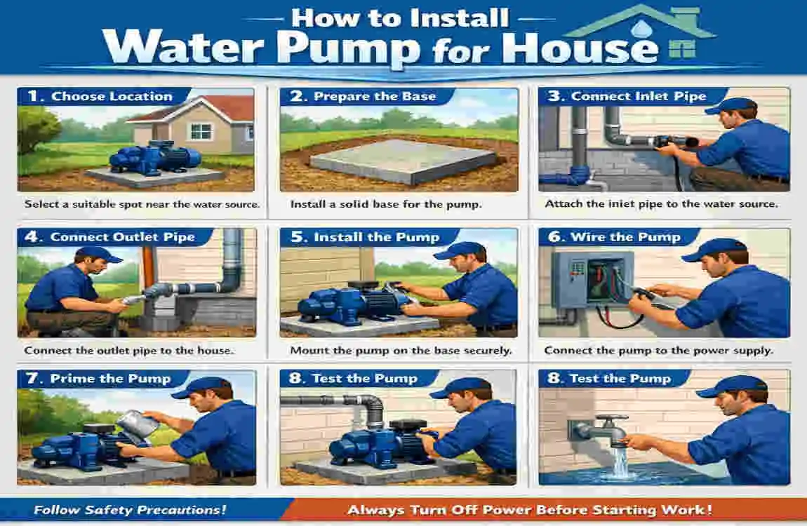 How to Install a Water Pump for Your House