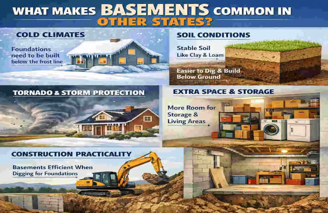 why don't houses in florida have basements