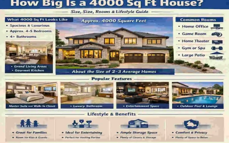 How Big Is a 4000 Sq Ft House