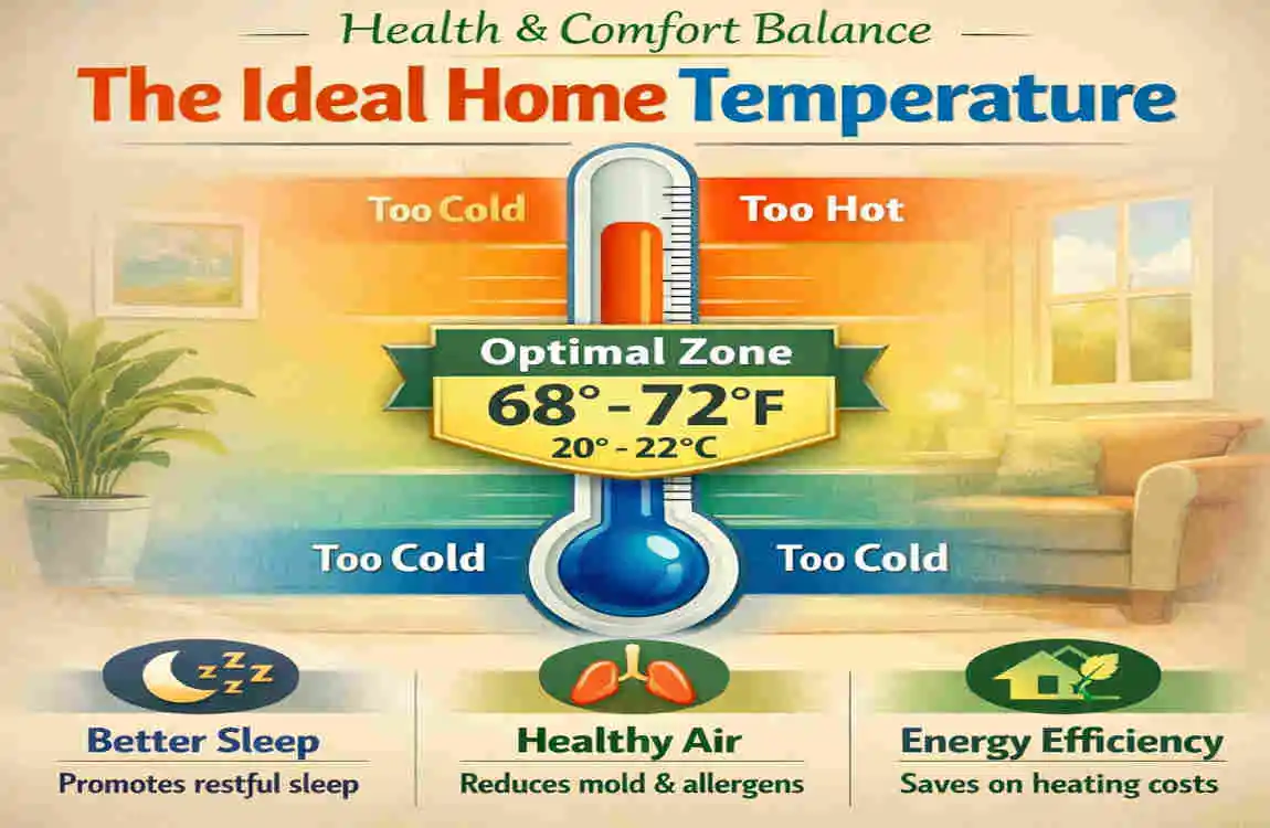what is the best heat temperature for house