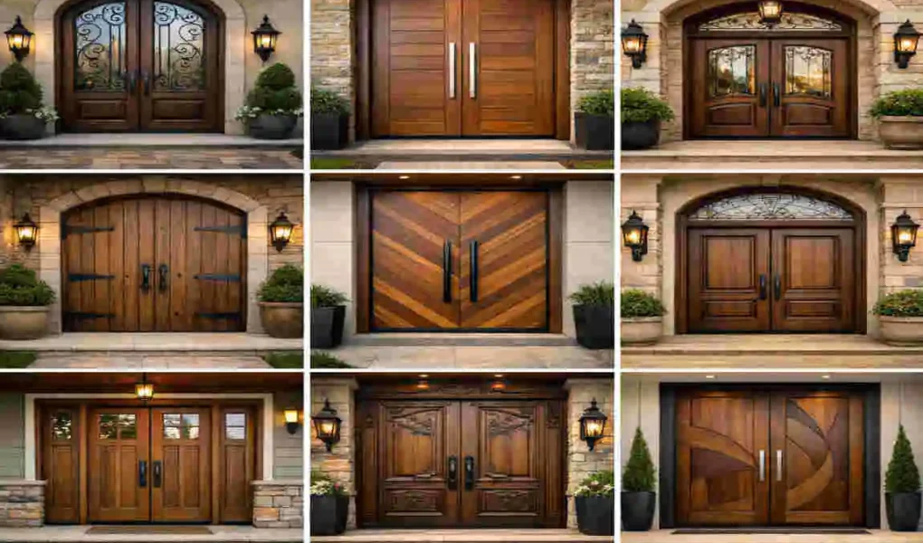 Wooden Double Door Designs for Home