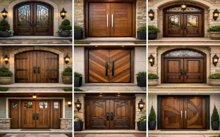 Wooden Double Door Designs for Home