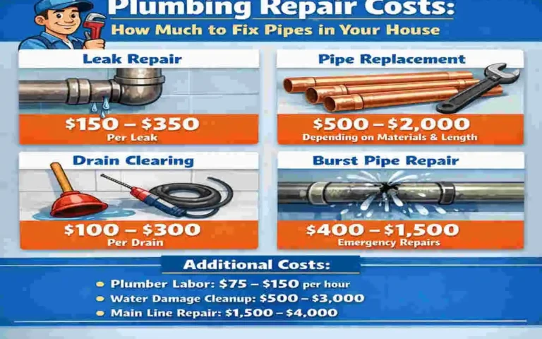 how much is it to fix plumbing in a house