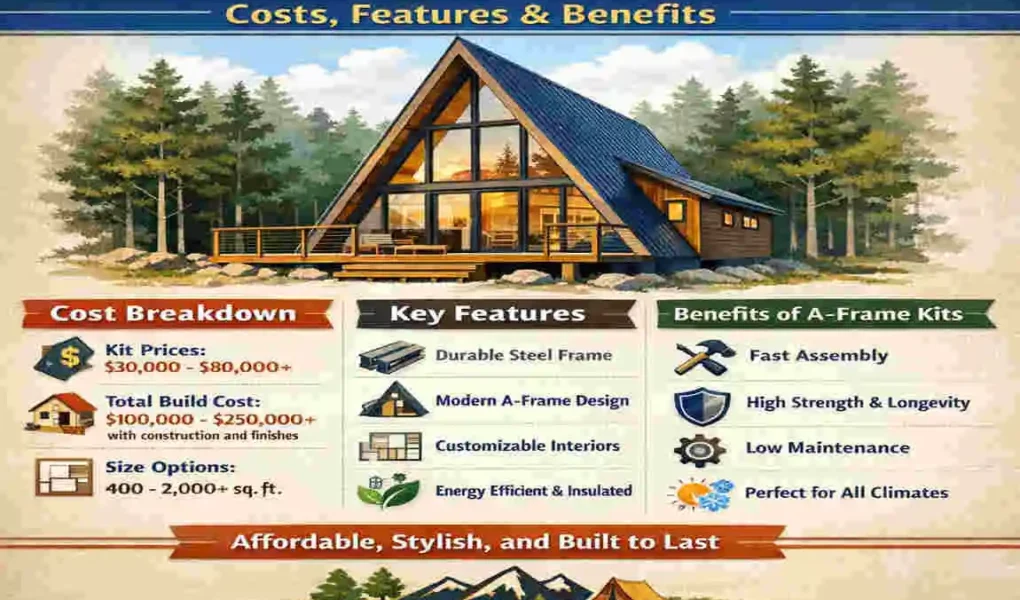 Steel A-Frame House Kits