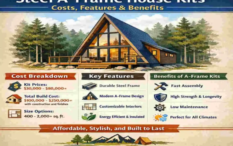 Steel A-Frame House Kits