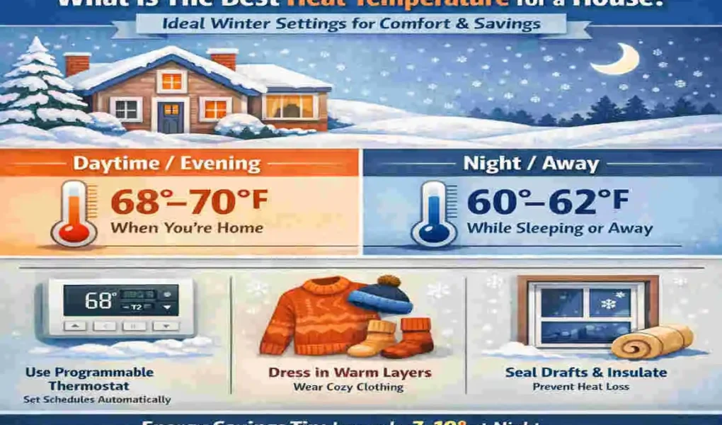 what is the best heat temperature for house