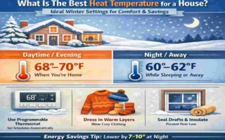 what is the best heat temperature for house