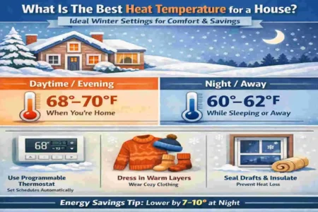 what is the best heat temperature for house