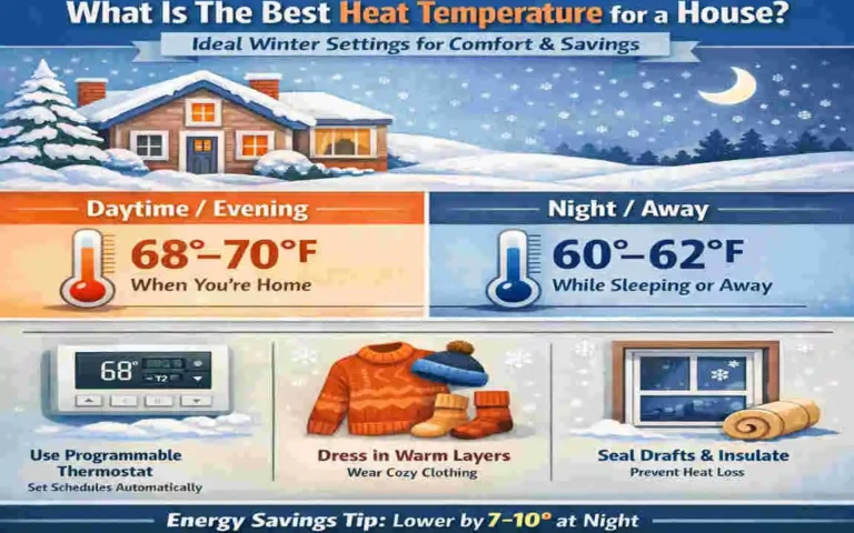 what is the best heat temperature for house