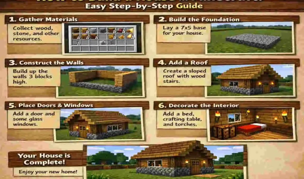 How to Build a House in Minecraft