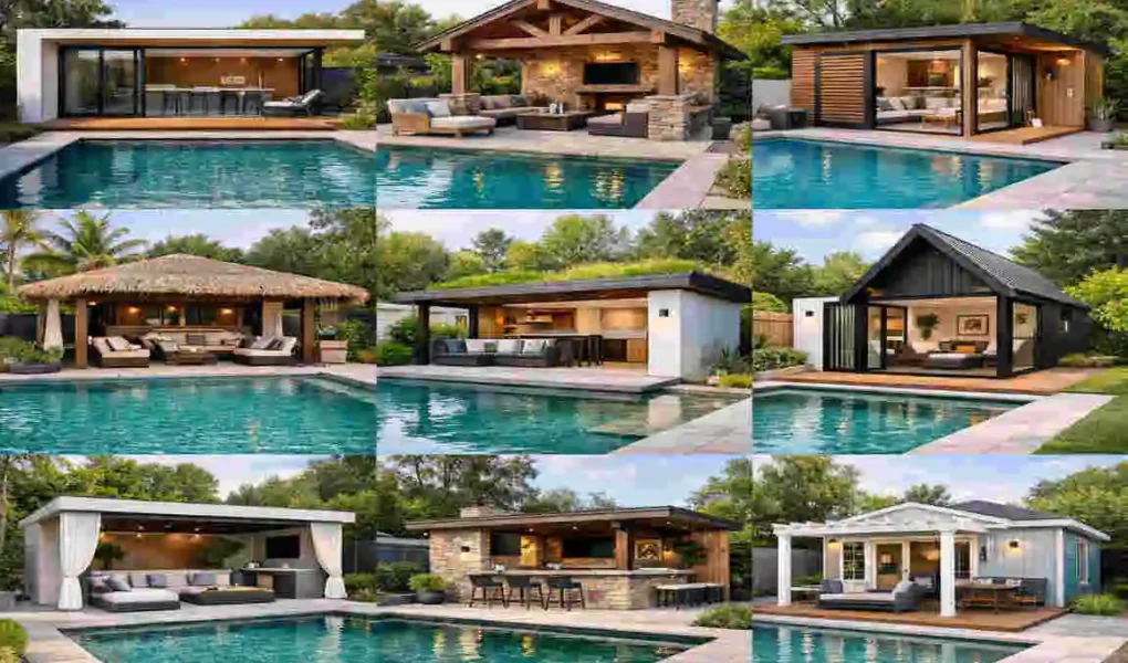 Pool House Construction