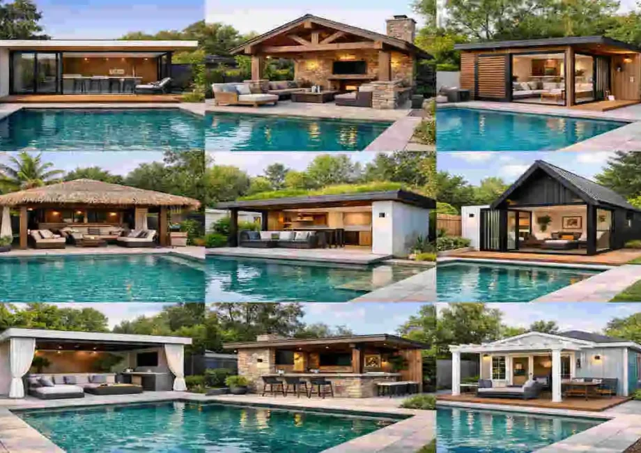 Pool House Construction