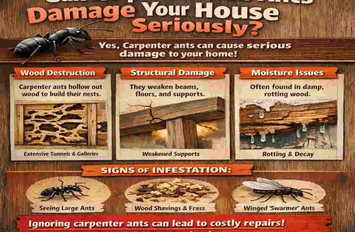 Can Carpenter Ants Damage Your House