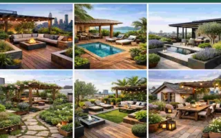 Roof Terrace Garden House Design