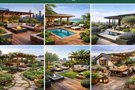 Roof Terrace Garden House Design