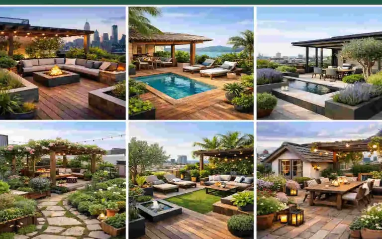 Roof Terrace Garden House Design
