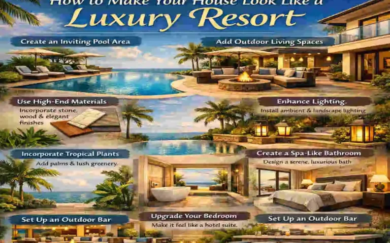 How to Make Your House Look Like a Luxury Resort
