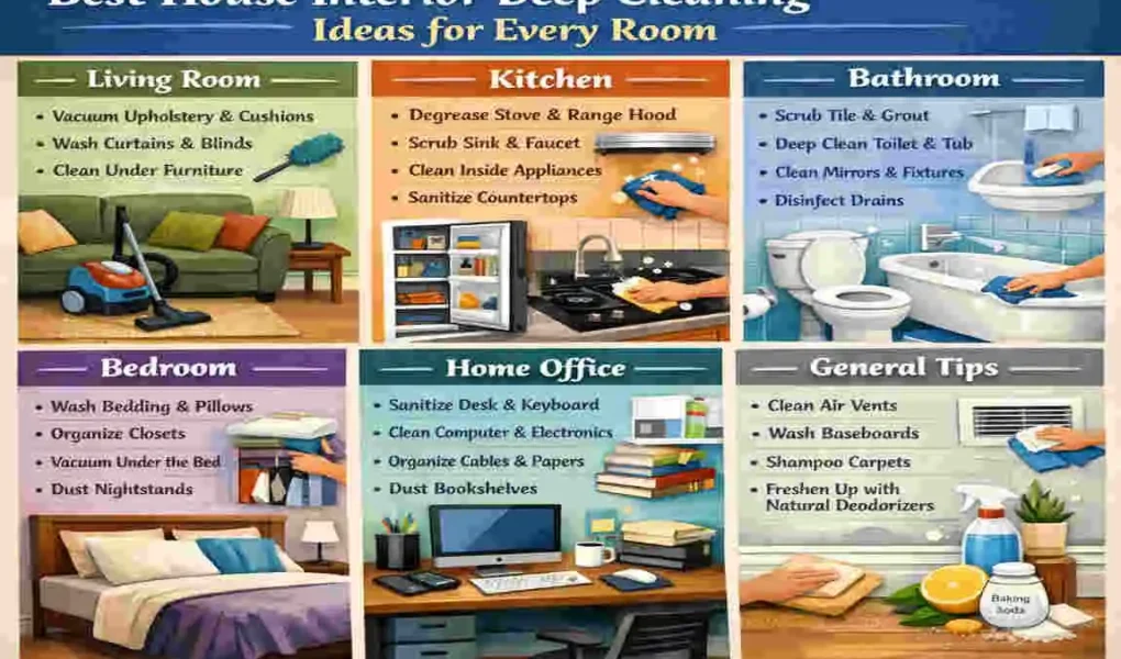 house interior deep cleaning ideas