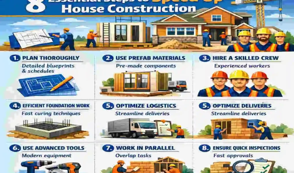 how fast can you build a house