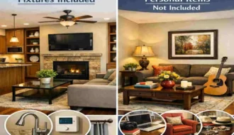 what is considered furnishings when selling a house