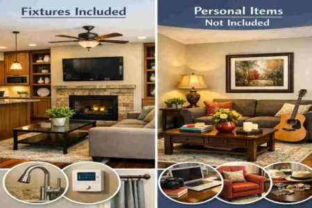 what is considered furnishings when selling a house