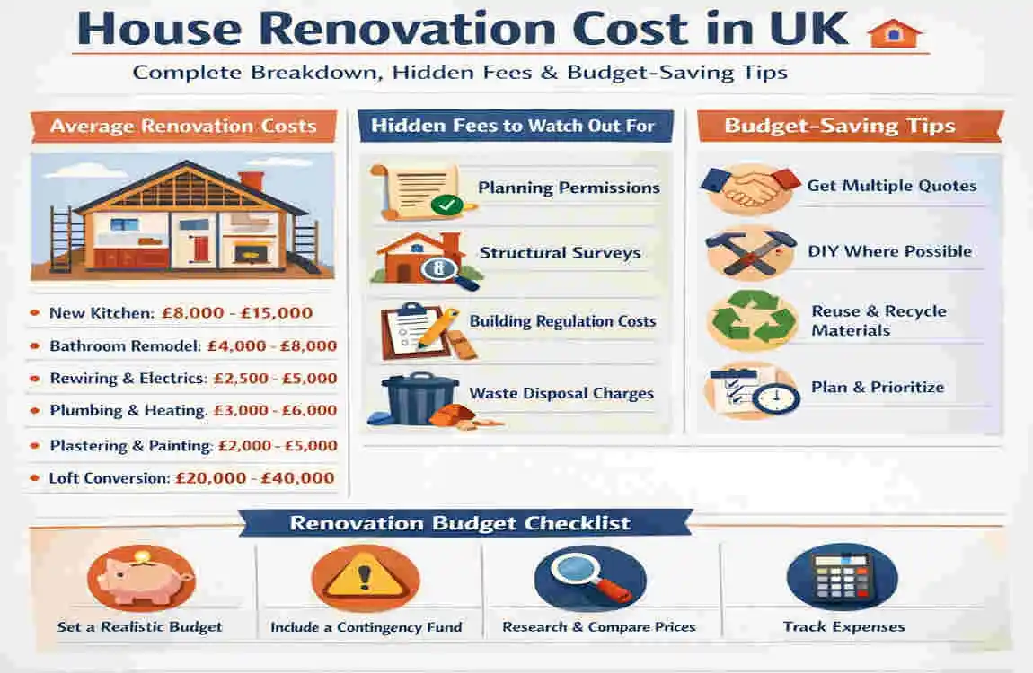 House Renovation Cost in UK : Complete Breakdown, Hidden Fees & Budget ...