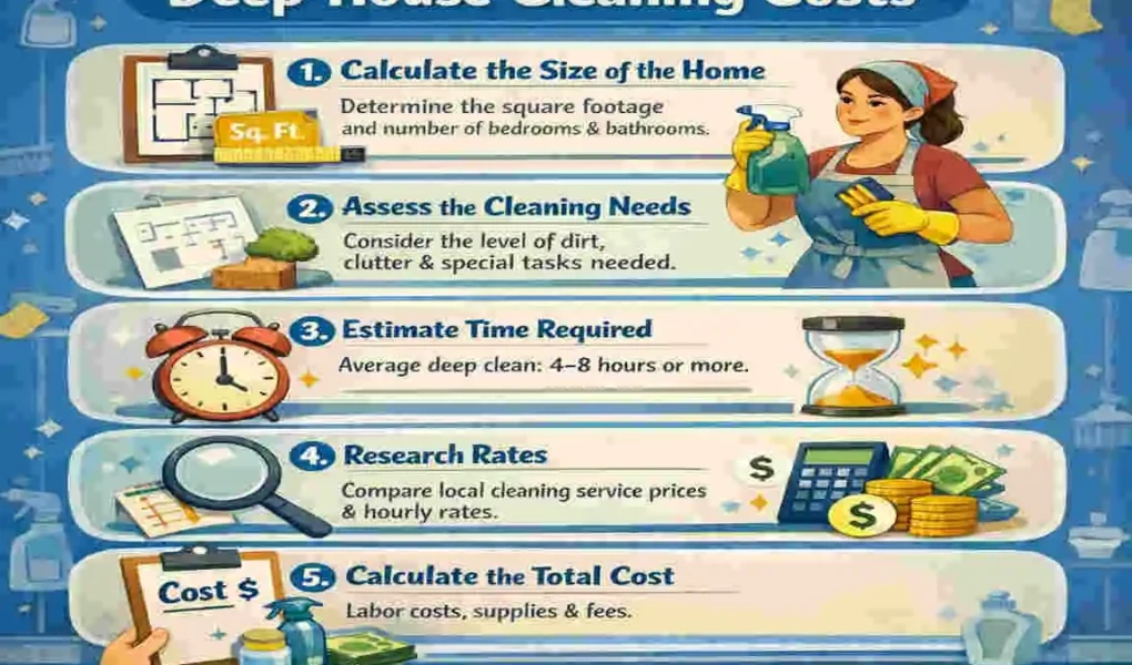 how much does a deep house cleaning cost