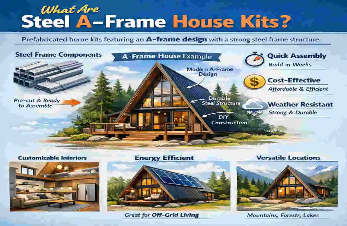 Steel A-Frame House Kits