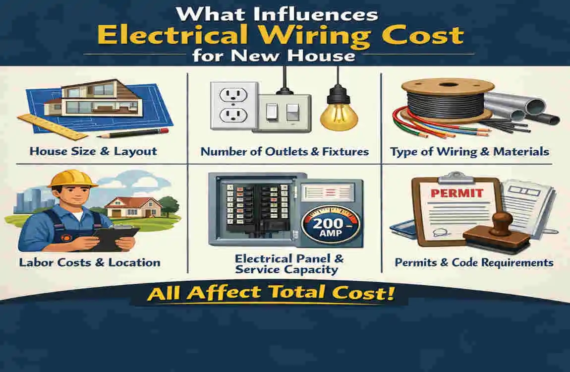 electrical wiring cost for new house