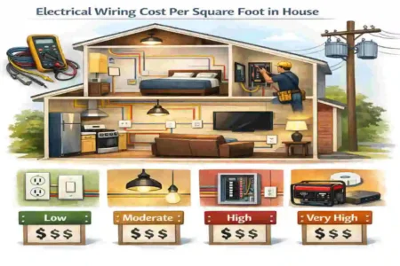 Electrical Wiring Cost Per Square Foot in House