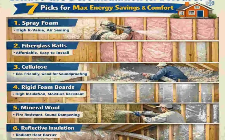 what's the best insulation for a house