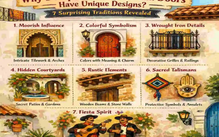 why do spanish houses and doors