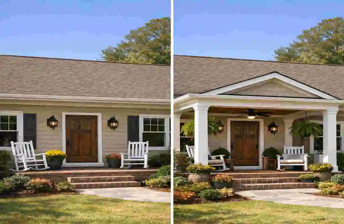 How to Connect a Porch Roof to Your House