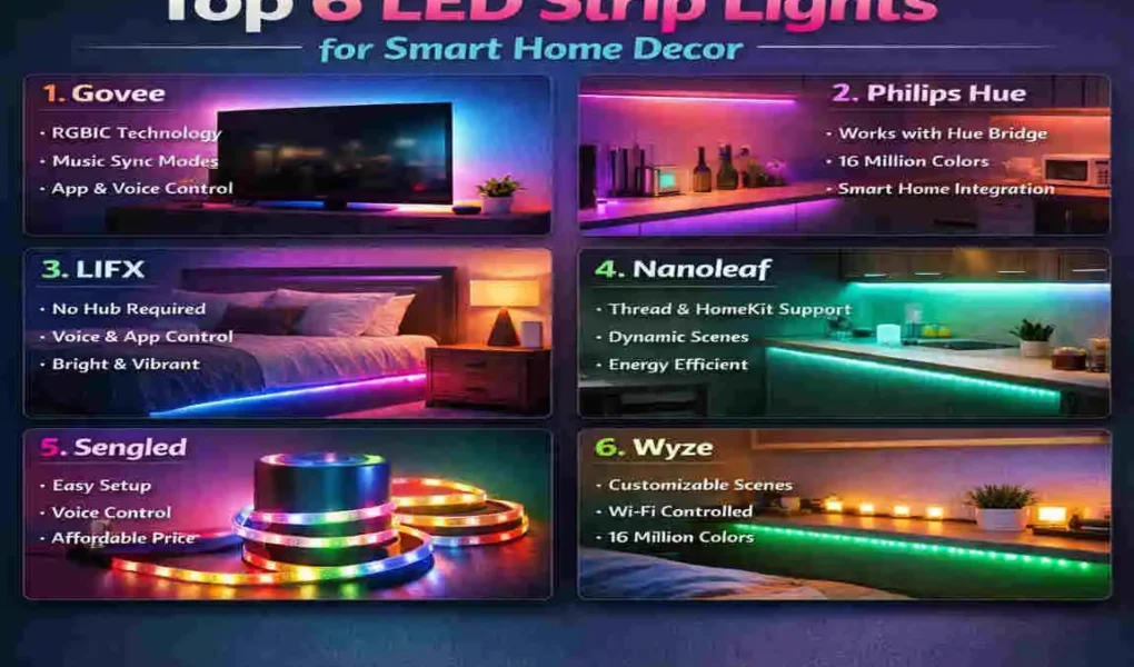 led strip lights for room smart decor