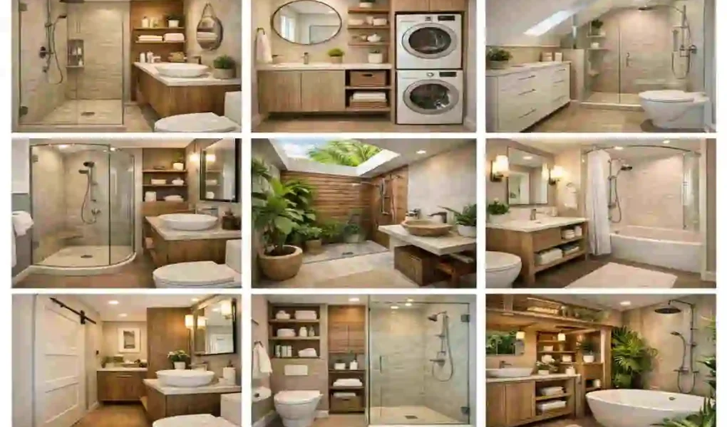 bathroom design for small space in Florida house