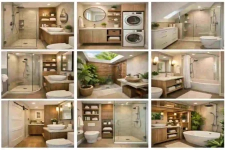 bathroom design for small space in Florida house