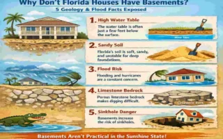 why don't houses in florida have basements