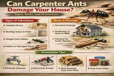 can carpenter ants damage your house