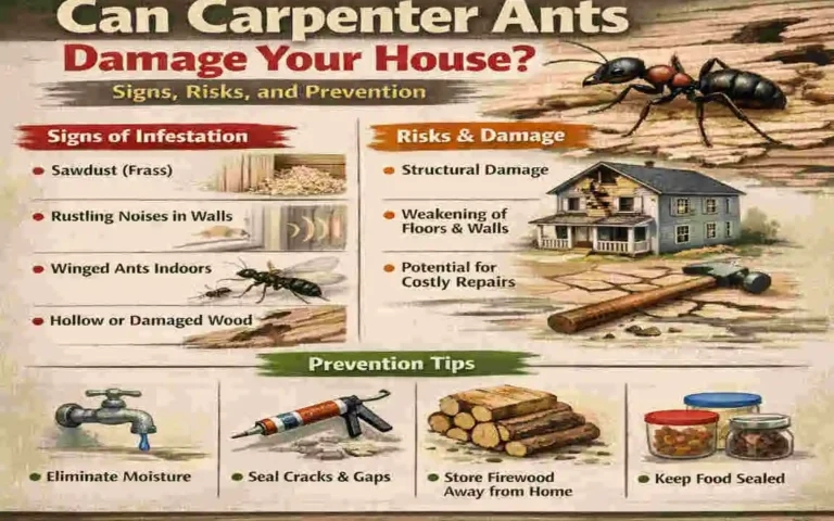 can carpenter ants damage your house