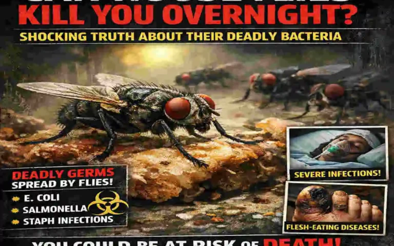 can house flies kill you