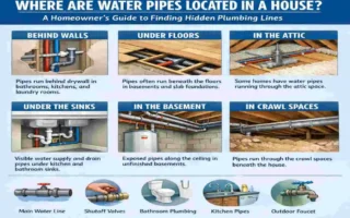 Where Are Water Pipes Located in a House