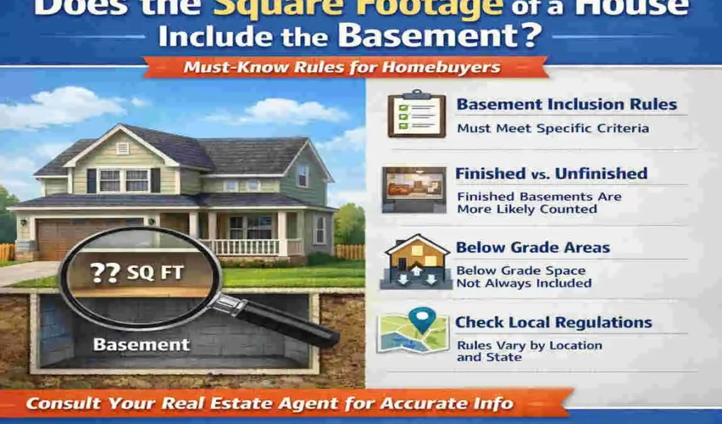 does the square footage of a house include the basement