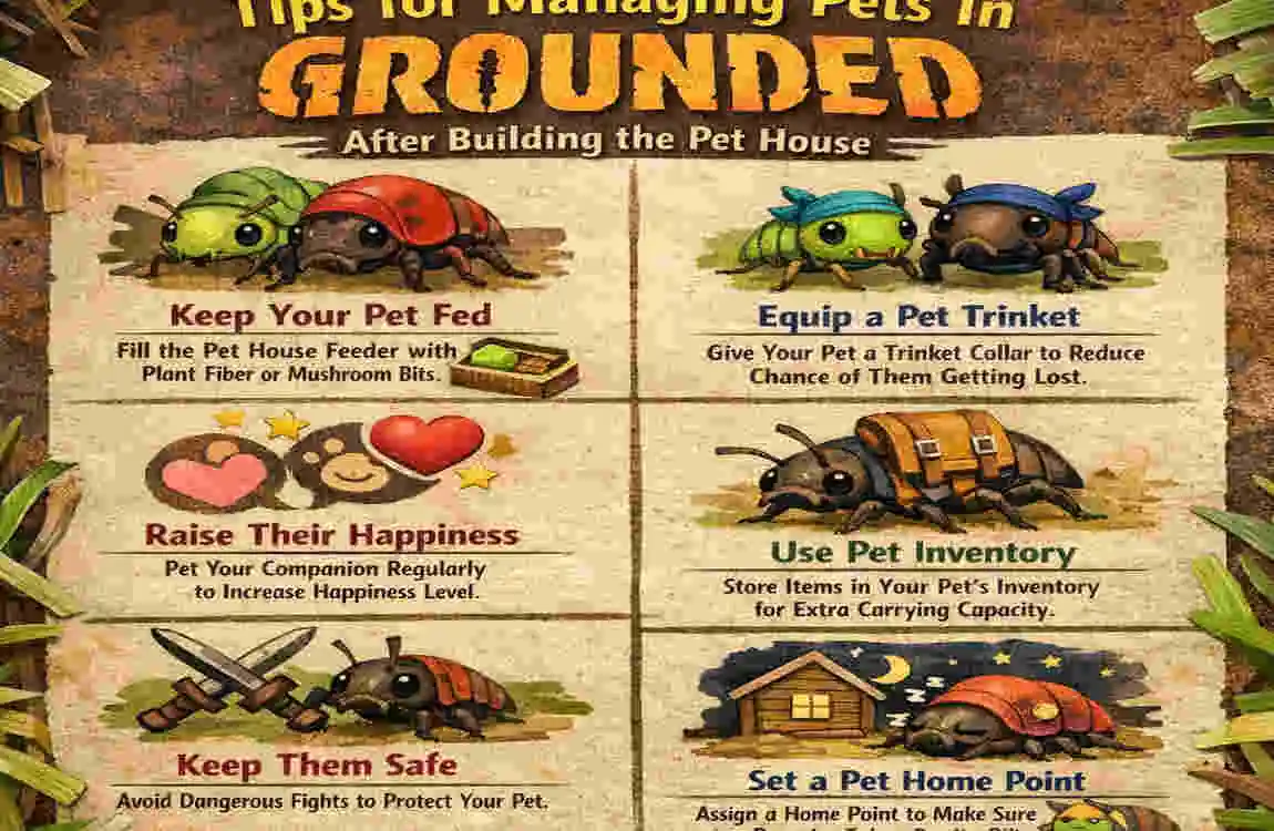 Pet House Guide for Grounded