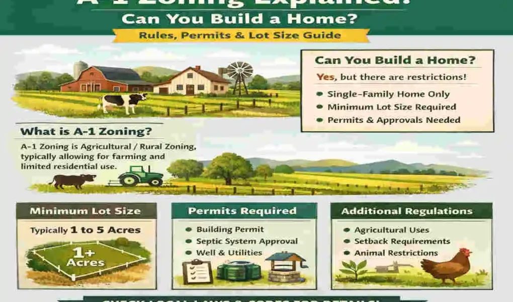 can you build a house on a-1 zoning